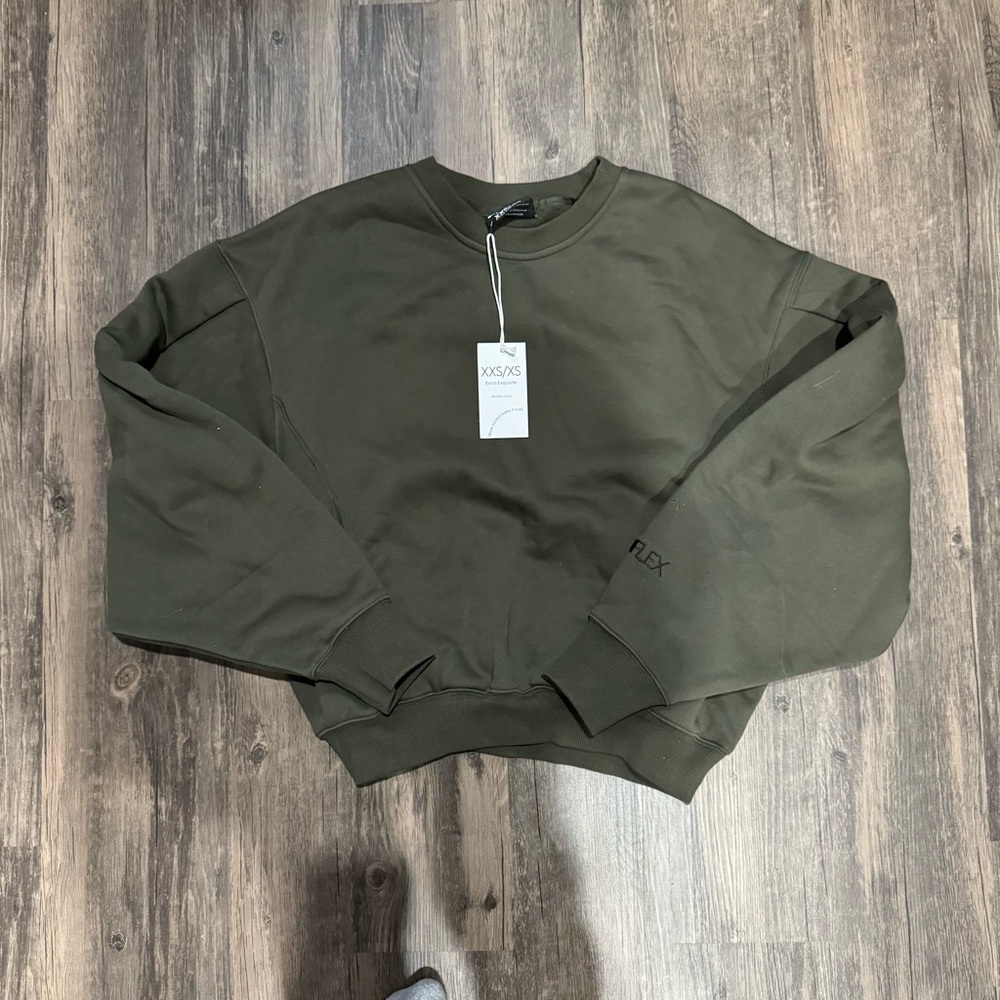 Popflex Brunch Sweater- Olive